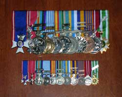 Medal Mounting - Vancouver Island Military Museum